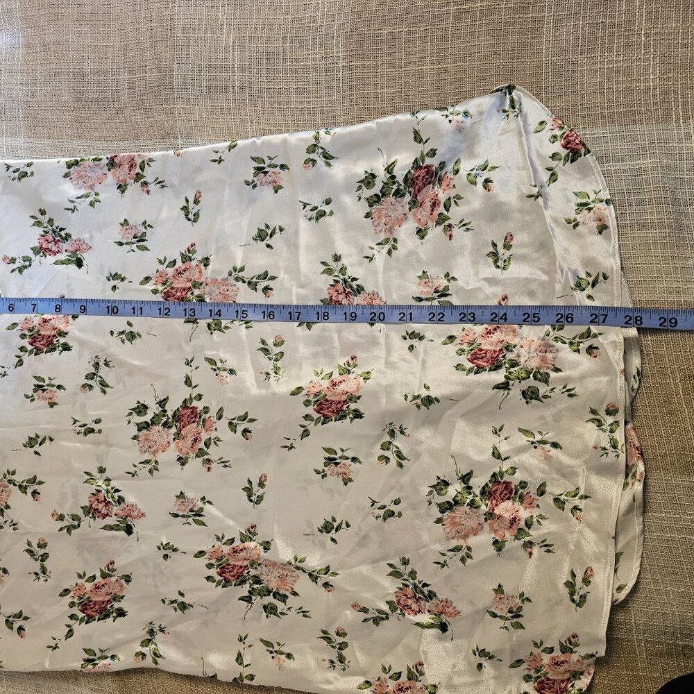Vintage Coquette Femi Girly Festival Cottagecore White Floral Halter Slip Dress - Picture 4 of 13